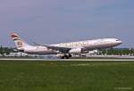 Etihad Airways, A6-AFC, A330-343X bei der Landung in MUC aus Abu Dhabi (AUH) 15.05.2013