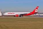 D-ALPC / Air Berlin / A330-223 beim Start in MUC nach Cancun (CUN) 16.12.2013