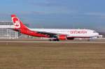 D-ABXC / Air Berlin / A330-223 beim Start in MUC nach Punta Cana (PUJ) 28.12.2013