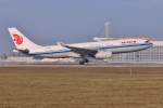B-6130 / Air China / A330-243 in MUC bei der Landung aus Athen (ATH) 01.02.2014