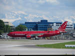 Air Greenland A330 OY-GRN am Flughafen Zürich.