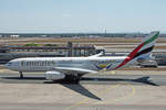 Emirates Airlines, A6-EKS, Airbus A330-243, msn: 283, 19.Juli 2003, FRA Frankfurt, Germany.