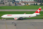 SWISS International Air Lines, HB-IQQ, Airbus A330-223, msn: 322, 26.August 2007, ZRH Zürich, Switzerland.