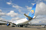 Thomas Cook UK, G-OJMB, Airbus A330-243, msn: 427, 25.März 2005, ZRH Zürich, Switzerland.