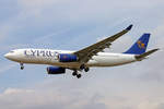 Cyprus Airways, 5B-DBS, Airbus A330-243, msn: 505,  Ammochostos , 15.August 2006, LHR London Heathrow, United Kingdom.