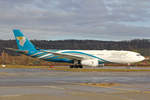 Oman Air, A4O-DA, Airbus A330-243, msn: 1038, 01.Januar 2014, ZRH Zürich, Switzerland.