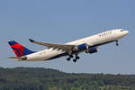 Delta Airlines, N859NW, Airbus A330-223, msn: 722, 18.August 2019, ZRH Zürich, Switzerland.