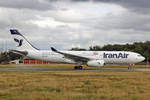 Iran Air, EP-IJA, Airbus A330-243, msn: 1540, 28,September 2019, FRA Frankfurt, Germany.