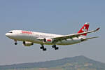 SWISS International Air Lines, HB-IQA, Airbus A330-223, msn: 229,  Novartis , 12.Mai 2008, ZRH Zürich, Switzerland.
