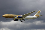 Gulf Air, A9C-KD, Airbus A330-243, 01.Juli 2016, LHR London Heathrow, United Kingdom.
