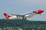 Edelweiss Air, HB-JHQ, Airbus A330-343X,  Chamsin , 21.Juli 2017, ZRH Zürich, Switzerland.