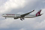 Qatar Airways, A7-AEH, Airbus A330-302, msn: 789, 29.September 2012, FRA Frankfurt, Germany.
