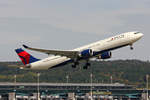 Delta Air Lines, N827NW, Airbus A330-301, msn: 1716, 10.September 2018, ZRH Zürich, Switzerland.