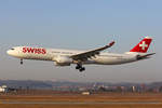 SWISS International Air Lines, HB-JHJ, Airbus A330-343X, msn: 1188,  Appenzell , 21.Februar 2019, ZRH Zürich, Switzerland.