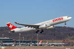 SWISS International Air Lines, HB-JHC, Airbus A330-343X, msn: 1029,  Bellinzona , 27.Februar 2019, ZRH Zürich, Switzerland.