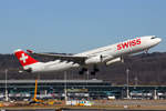 SWISS International Air Lines, HB-JHL, Airbus A330-343X, msn: 1290,  Sarnen , 27.Februar 2019, ZRH Zürich, Switzerland.