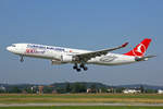 Turkish Airlines, TC-LNC, Airbus A330-303, msn: 1696,  Refahiye , 300th Aircraft Sticker, 24.Juli 2019, ZRH Zürich, Switzerland.