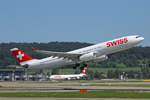 SWISS International Air Lines, HB-JHJ, Airbus A330-343X, msn: 1188,  Appenzell , 18.August 2019, ZRH Zürich, Switzerland.