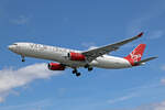 Virgin Atlantic, G-VKSS, Airbus A330-343X, msn: 1201,  Mademoiselle Rouge , 06.Juli 2023, LHR London Heathrow, United Kingdom.