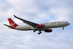 Virgin Atlantic, G-VNYC, Airbus A330-343X, msn: 1315,  Uptown Girl , 06.Juli 2023, LHR London Heathrow, United Kingdom.
