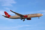 Virgin Atlantic Airways, G-VSXY, Airbus A330-343X, msn: 1195,  Beauty Queen , 06.Juli 2023, LHR London Heathrow, United Kingdom.
