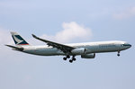 Cathay Pacific Airways, B-LAH, Airbus A330-343X, 09.August 2016, BKK Bangkok Suvarnabhumi, Thailand.