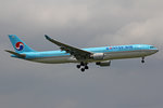 Korean Airlines, HL8003, Airbus A330-323E, 09.August 2016, BKK Bangkok Suvarnabhumi, Thailand.