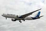 Kuwait Airways, 9K-APH, Airbus A330-841N, msn: 2005,  Al Jalbot , 06.Juli 2023, LHR London Heathrow, United Kingdom.