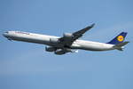 Lufthansa, Airbus A340-642 D-AIHK, cn(MSN): 580,
Frankfurt Rhein-Main International, 19.05.2018.
