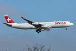 Swiss, HB-JMI, Airbus, A340-313X, 21.01.2020, ZRH, Zürich, Switzerland          