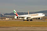 Emirates Airlines, A6-ERA, Airbus A340-541, msn: 457, 23.Januar 2008, ZRH Zürich, Switzerland.
