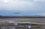 Ein A340-300 der Lufthansa beim Start in Mnchen(MUC). 28.3.2010