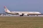 A6-EHA / Etihad Airways / A340-541 beim Start in MUC nach Abu Dhabi (AUH) 28.03.2014