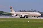 A6-EHB / Etihad Airways / A340-541 in MUC beim Start nach Abu Dhabi (AUH) 19.05.2014