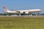 A6-EHD / Etihad Airways / A340-541 bei der Landung in MUC aus Abu Dhabi (AUH) 07.06.2014