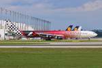 A6-EHJ / Etihad Airways / A340-642 rollt in MUC zum Start nach Abu Dhabi (AUH) 18.08.2014