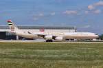 A6-EHI / Etihad Airways / A340-642 beim Start in MUC nach Abu Dhabi (AUH) 08.08.2014