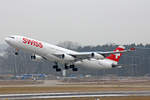 SWISS International Air Lines, HB-JMA, Airbus A340-313X,  Frauenfeld , 11.Februar 2017, ZRH Zürich, Switzerland.