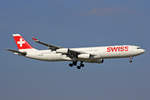 SWISS International Air Lines, HB-JMD, Airbus A340-313X,  Liestal , 25.März 2017, ZRH Zürich, Switzerland.