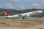 SWISS International Air Lines, HB-JMA, Airbus A340-313X,  Frauenfeld , 13.Mai 2017, ZRH Zürich, Switzerland.