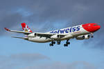 Edelweiss Air, HB-JMG, Airbus A340-313X,  Melchsee-Frutt .