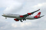 Virgin Atlanic Airways, G-VELD, Airbus A340-313X, msn: 214,  African Queen , 15.August 2006, LHR London Heathrow, United Kingdom.