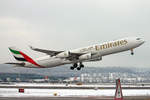 Emirates Airlines, A6-ERM, Airbus A340-313X, msn: 236, 12.Dezember 2008, ZRH Zürich, Switzerland.