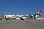 South African Airways, SX-SXD, Airbus A340-313E, msn: 643, 18.August 2012, MUC München, Germany.