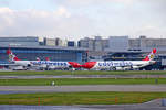 Edelweiss Air, HB-JME und HB-JMF, Airbus A340-343X, 30.November 2019, ZRH Zürich, Switzerland.