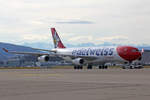 Edelweiss Air, HB-JMF, Airbus A340-313X, msn: 561,  Belalp , 01.Februar 2020, ZRH Zürich, Switzerland.
