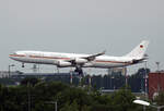 Germany Air Force, Airbus A 340-313X, 16+01, BER, 21.05.2022
