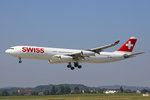 SWISS International Air Lines, HB-JME, Airbus A340-313X,  Lausanne , 31.August 2016, ZRH Zürich, Switzerland.