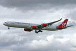 Virgin Atlatnic Airways, G-VWKD, Airbus A340-642, msn: 706,  Miss Behavin , 22.August 2010, LHR London Heathrow, United Kingdom.