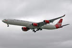 Virgin Atlatic Airways, G-VWEB, Airbus A340-642, msn: 787,  Surfer Girl , 21.August 2010, LHR Londop Heathrow, United Kingdom.